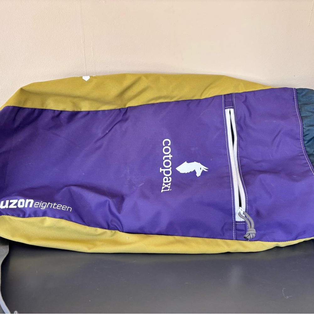 Cotopaxi Purple and Yellow Luzon 18 Backpack